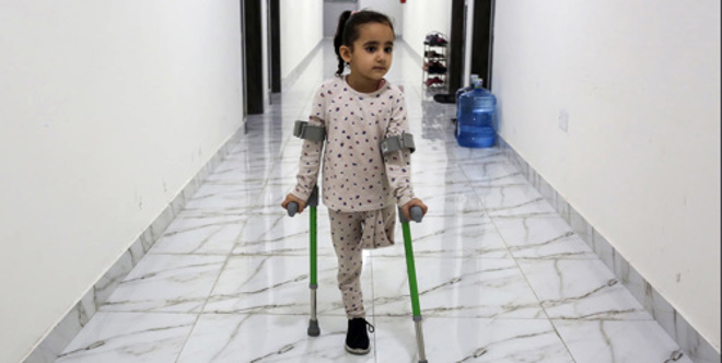 Gaza prosthetics for mobility and independence 