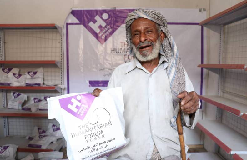 All smiles as patients receive their essential medication